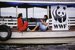 Educação ambiental em Silves, Amazônia.
© WWF-Brasil / Edward PARKER
© WWF-Brasil / Edward PARKER