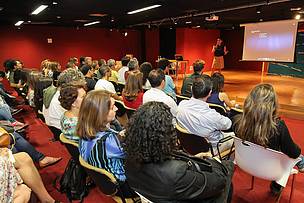 Cerca de 150 pessoas participaram das palestras, que aconteceram no auditório da Livraria Cultura do shopping Casa Park