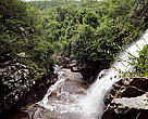Cachoeira no igarapé Garrancho, na unidade de conservação Parque Nacional da Serra do Pardo (PA) - Amazônia brasileira. 