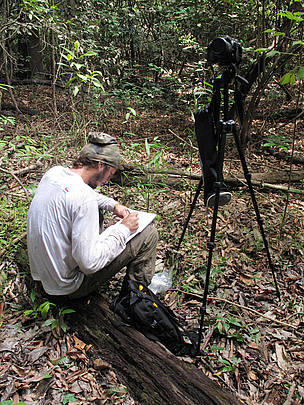 Ayslaner Gallo, engenheiro florestal. Expedição Guariba-Roosevelt 2010.