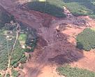 Imagem de satélite de rompimento de barragem em Brumadinho (MG)