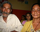 Dona Isolina e seu Joaquim, pescadores do município de Miranda (MS), participaram do curso de alfabetização Pescando Letras.