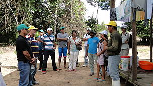 Trinta e dois participantes estiveram no intercâmbio, que durou seis dias e percorreu cinco cidades no Peru e no Estado do Acre