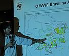 Mauro Armelin, coordenador do Programa de Apoio ao Desenvolvimento Sustentável do WWF-Brasil, representou a organização durante o evento e falou da importância da região a ser apoiada.