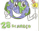 Desenho dos alunos para a Hora do Planeta.