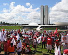 Marcha em defesa do Código Florestal. Brasília (DF), 7 de abril de 2011