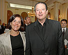 Denise Hamú, secretária-geral do WWF-Brasil, e o ex-vice-presidente dos EUA Al Gore.