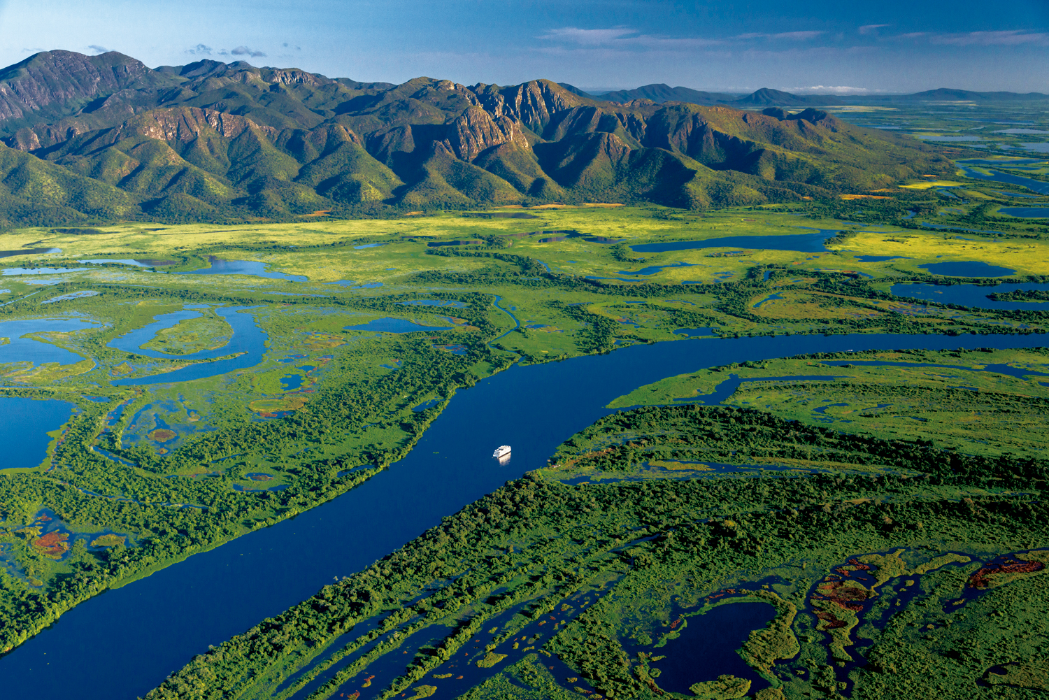 Pantanal: Serra do Amolar, no Parque Nacional do Pantanal Mato-Grossense - divisa dos estados Mato Grosso e Mato Grosso do Sul