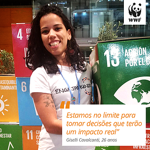 De Natal (RN), a psicóloga ambiental Giselli Costa, 26, coordena grupos de jovens mobilizados contra a emergência climática