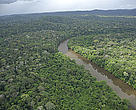 Meandro no alto rio Jari, no Parque Nacional Montanhas do Tumucumaque