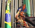 Sônia Guajajara no Congresso Nacional