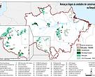 Mapa de Ameaças legais ás UCs de conservação na Amazônia